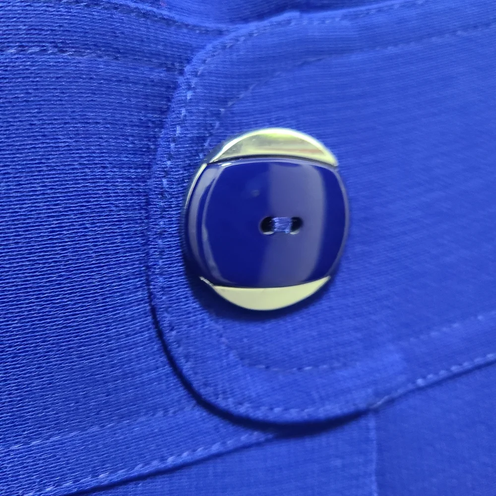 Tahari Royal Blue‎ Midi Dress - Picture 6 of 9